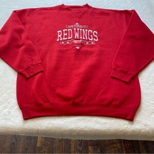 Cadre Athletic Detroit Red wings Red Sweatshirt Size XL